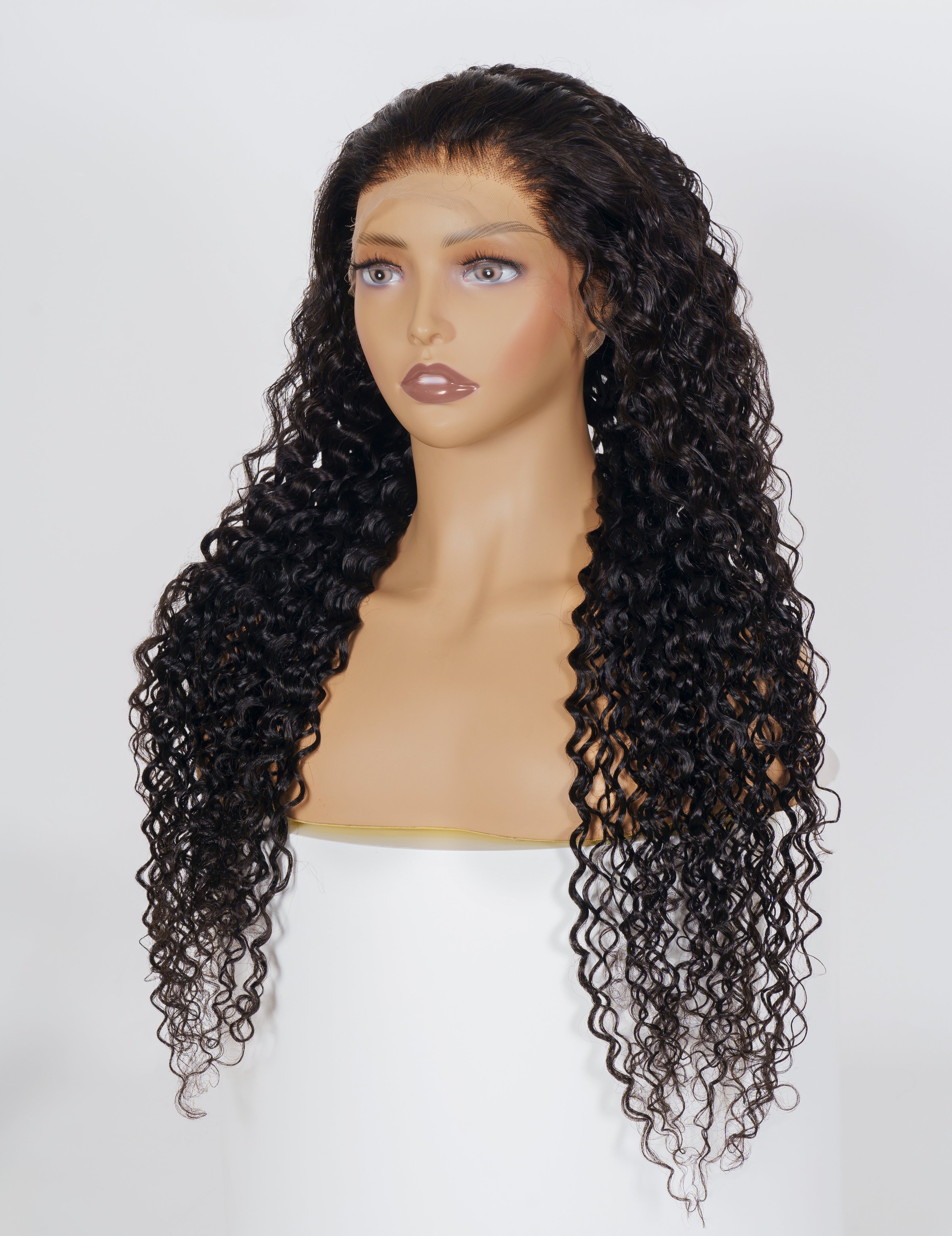 FLASH SALE Eclipse004 Loose Curly Natural Black Human Hair 13x6 Lace Wig