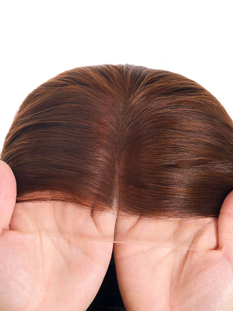 Eclipse003 Natural Black Wavy Human Hair Glueless Wig