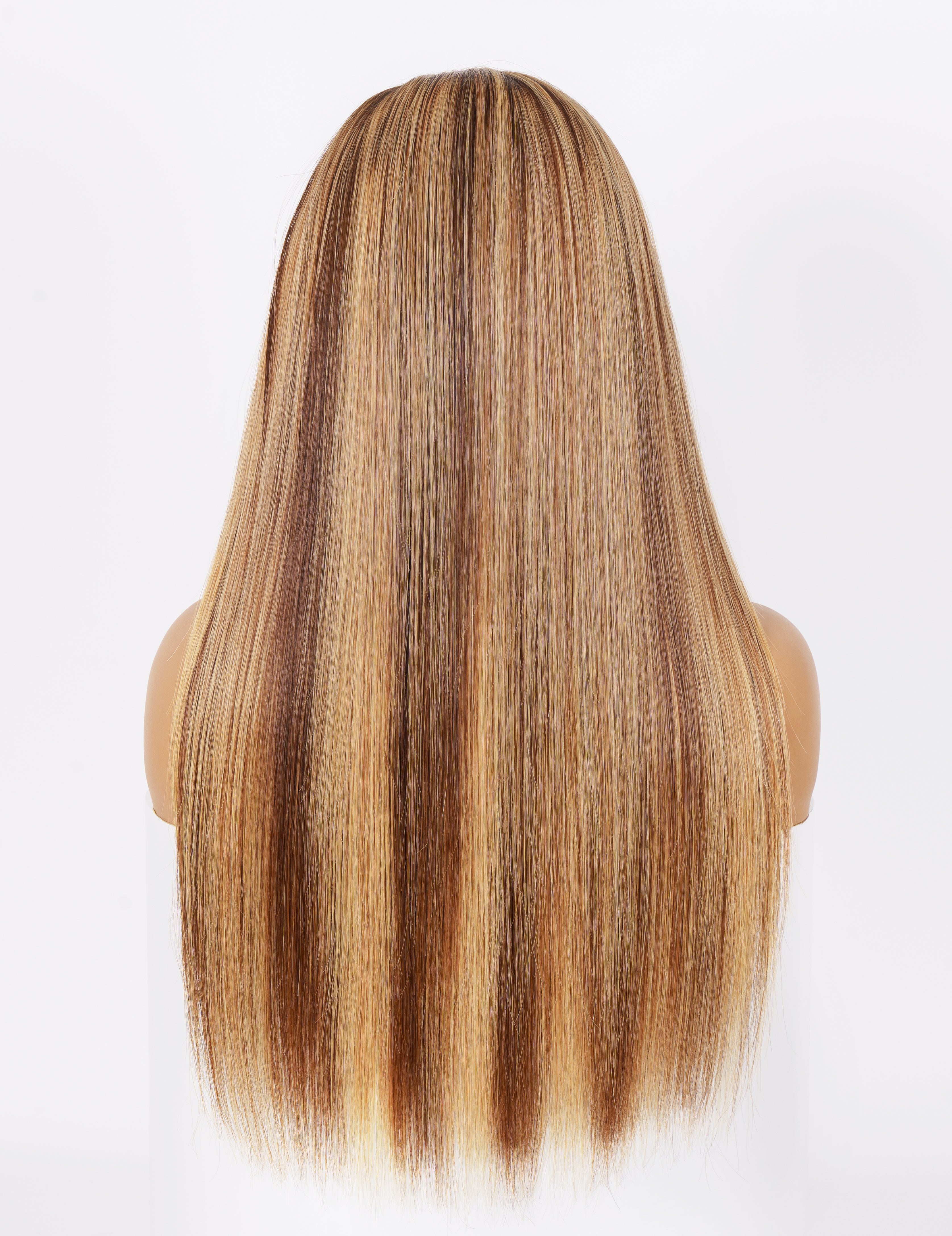 Starlight001 Blonde Balayage Highlight Wig Straight Sleek Hair