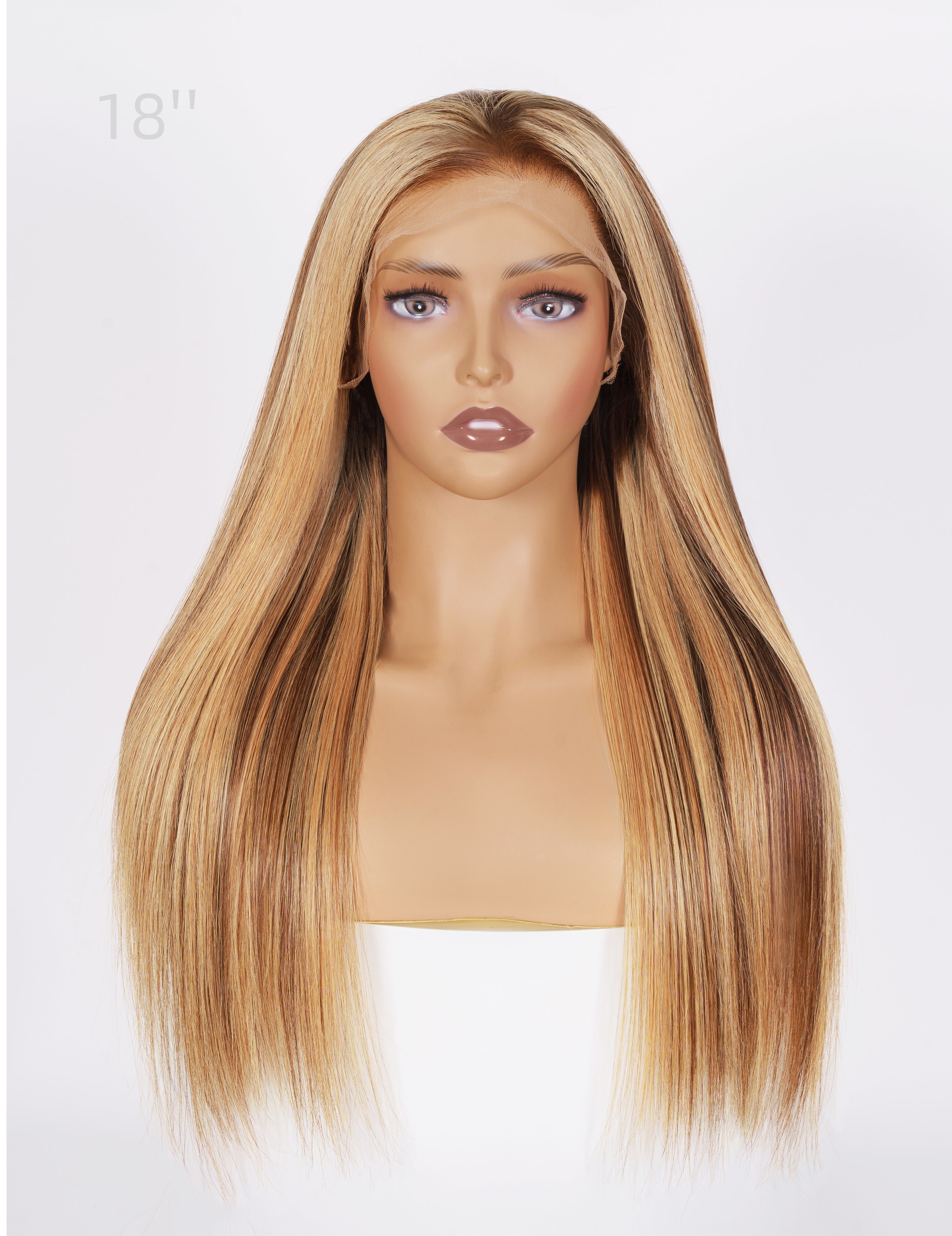 Starlight001 Blonde Balayage Highlight Wig Straight Sleek Hair